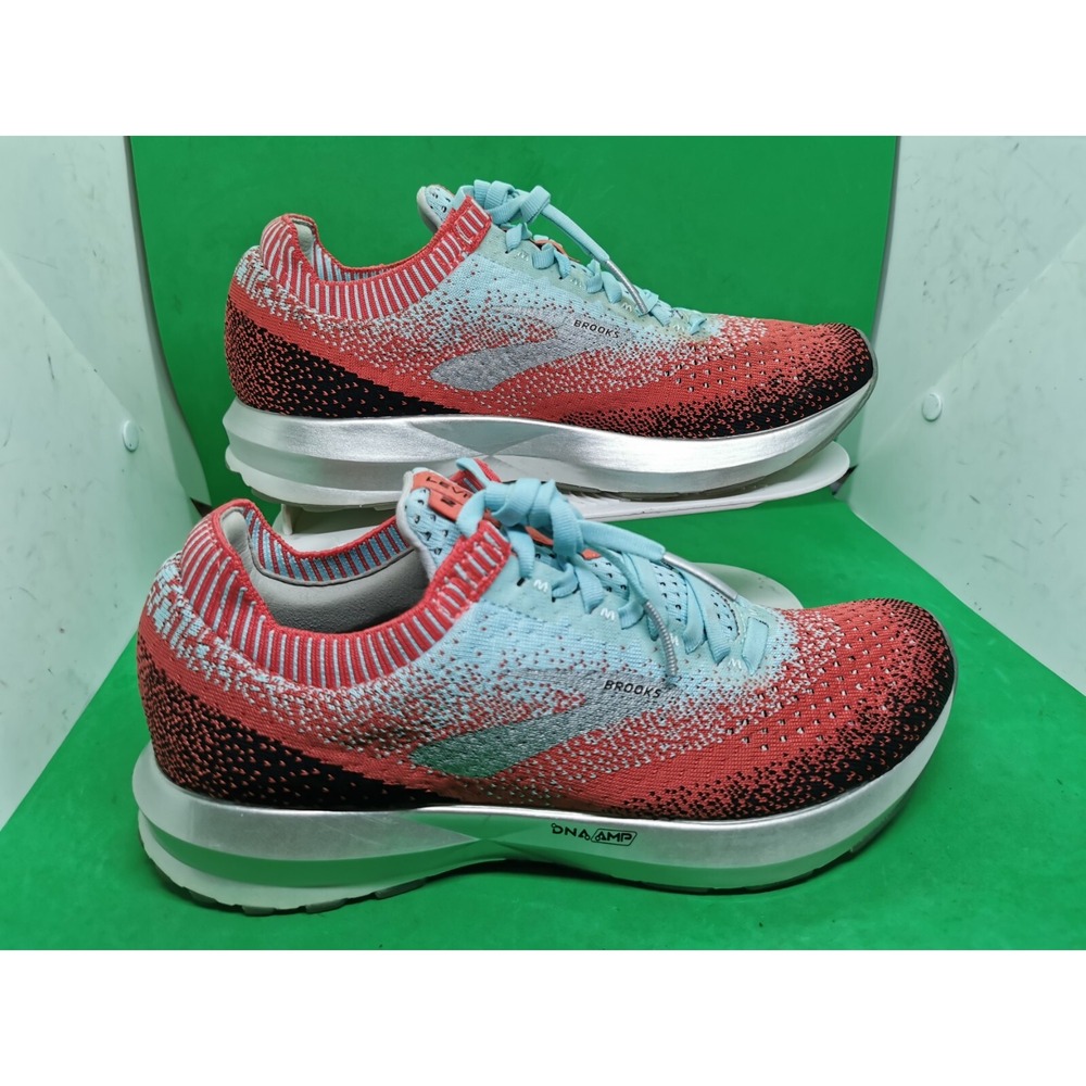 Brooks Levitate 2 1202791B872 Coral Blue Black Running Shoes Women's Size 9 M - Picture 15 of 16